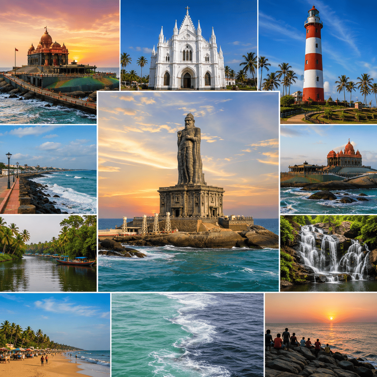 Sunrise at Kanyakumari